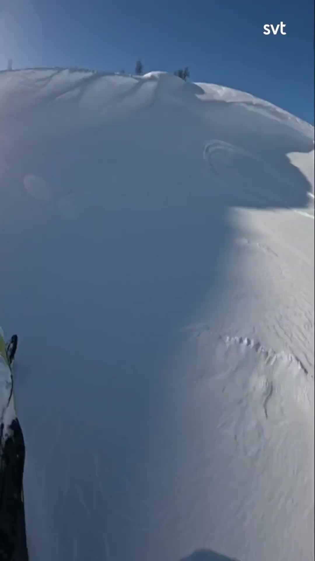 Se vännernas film från lavinen i Tärnafjällen